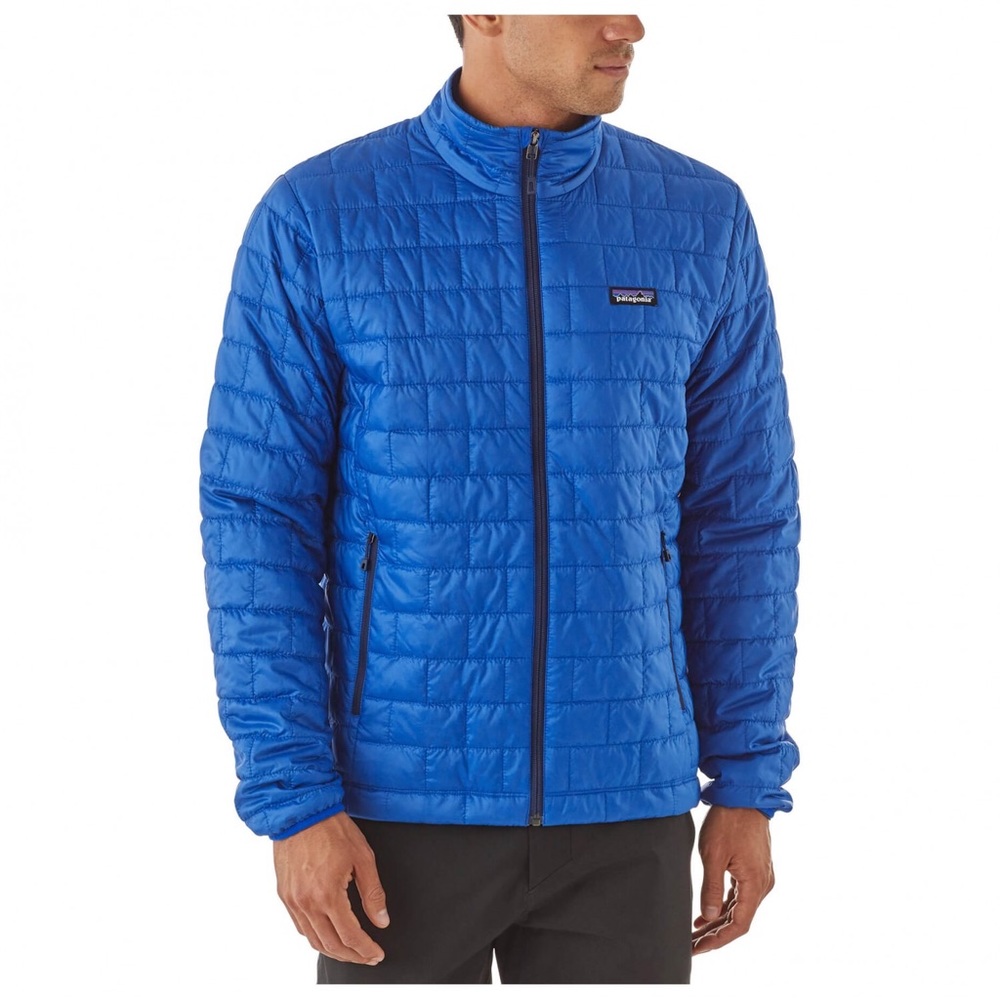 Patagonia Men's Blue Quilted Jacket